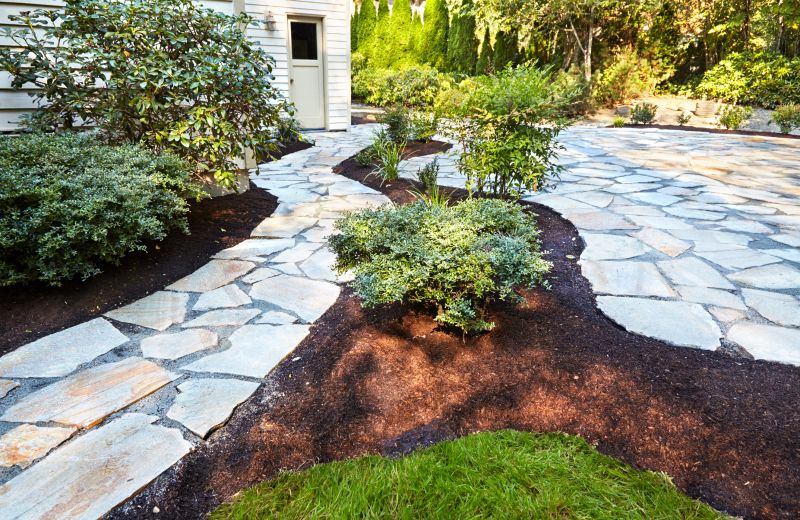Landscaped Paver Walkway