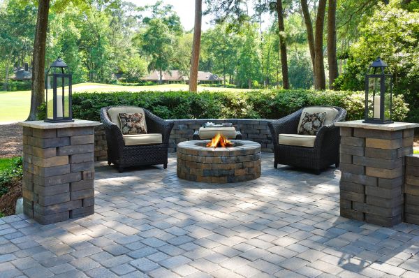 Fire Pit Installation in Anderson