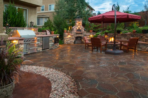 Stone Patio Construction in Anderson