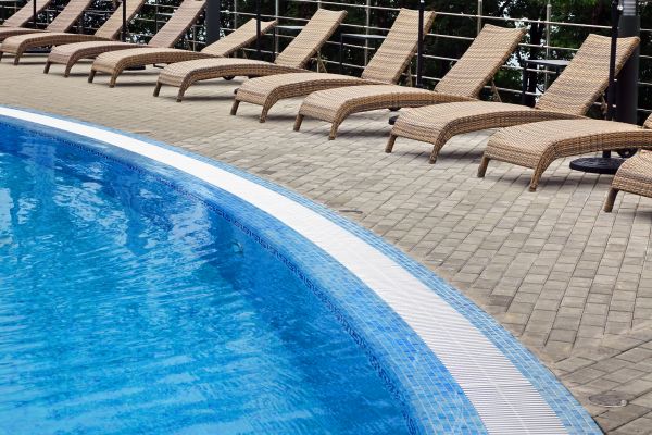 Cost of Poolside Hardscaping in Anderson